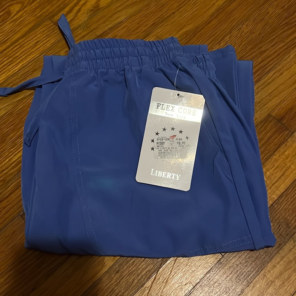 Blue scrub bottoms